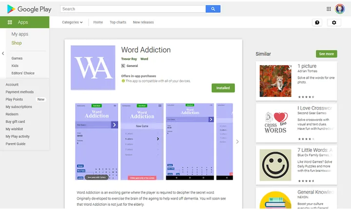 Word Addiction